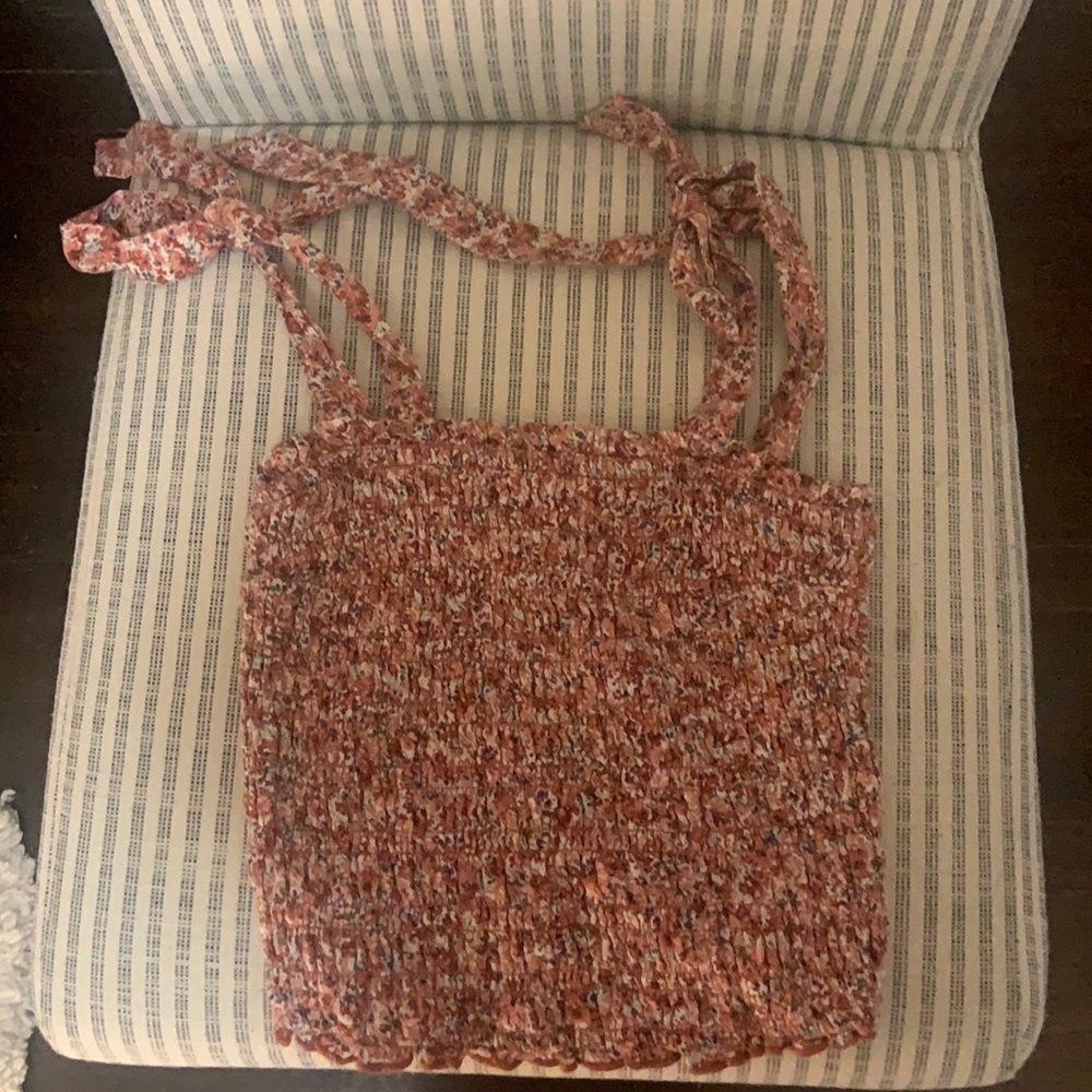 Abercrombie and Fitch tie sleeve tank top size XS